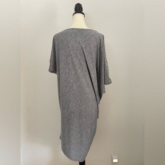 ATHLETA Sunlover Hilo UPF Asymmetrical Athleisure Dress in Heather Gray Medium - Picture 8 of 11
